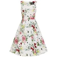 Hearts & Roses London A-Linien-Kleid Carole Floral Swing Dress Rockabella Vintage Retro