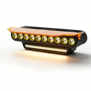 HAWEIWIND 1000LM Bicycle Headlight with Dustproof Lamp Cover Waterproof Type-C Charging 7 Light Modes Bike Front Light f