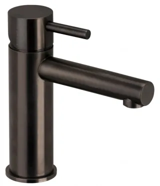 Herzbach Design iX Waschtisch-ELB mit Ablauf Edelstahl Black, 21.133100.1.40 21.133100.1.40