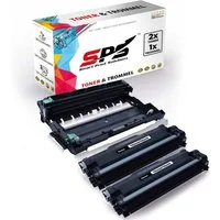 SPS Tonerkartusche 2x TN2410 Toner + 1x DR2400 Trommel kompatibel für Brother MFCL2710DW, (3er Pack)
