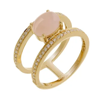Orphelia Damen-Ring Sterling-Silber 925 – Gold ZR-7122/G