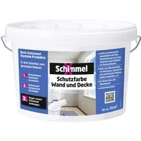 Schimmel X Schimmel-X Schutzfarbe Wand und Decke 2,5 L weiß Schimmelentferner