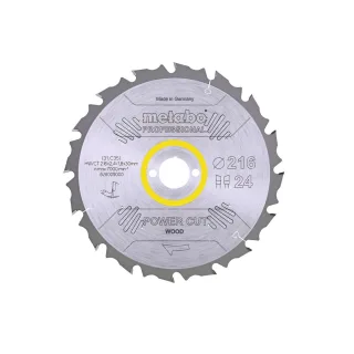 Metabo Sägeblatt power cut wood professional Z24 WZ 3° neg - 628009000