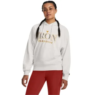 Under Armour - "Project Rock" Kapuzenpullover für Damen (Weiß)