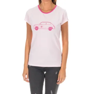 Kurzarm-T-Shirt mit Rundhalsausschnitt für Frauen ADM0028