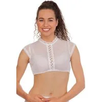 MarJo Dirndlbluse Dirndlbluse - NIKOLA-DALI - weiß, offweiß