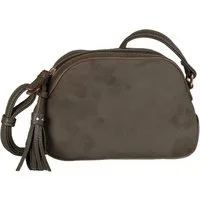 Gabor Handtasche Anthea, Kombi aus Velourimitat und Lederimitat sowie Nieten besetzte Anhänger