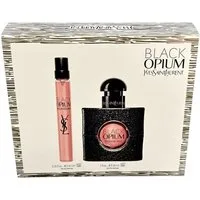 YVES SAINT LAURENT Duft-Set BLACK OPIUM FOR HER, 2-tlg., Geschenkset: Eau de Parum 30ml + Travelspray 10ml
