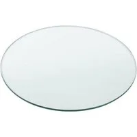 neu.haus Tischplatte, »Glasgow« Glasplatte ESG Sicherheitsglas 8mm Ø 30 cm Transparent