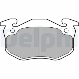 Delphi Bremsbel?ge vorne Renault Rapid Super Twingo LP852