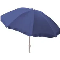 Marabellas Shop Sonnenschirm Strandschirm knickbar ca. 160 cm aus Polyester mit UV-Schutz und Mast, höhenverstellbar