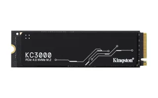 Kingston KC3000 PCIe 4.0 NVMe SSD 2048GB | skc3000d/2048g | M.2 2280 / M-Key / PCIe 4.0 x4 - Kühlkörper
