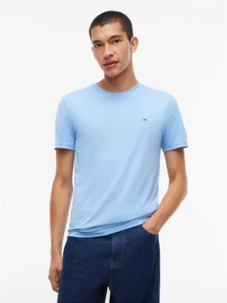 Tommy Jeans (PVH Group) - TJM XSLIM JASPE HTR TEE EXT Westside Blue Htr - Gr. - S