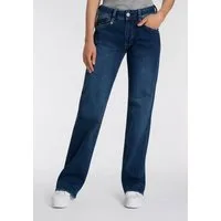 Herrlicher Straight-Jeans Prime New Denim Cashmere Touch mit hoher Leibhöhe