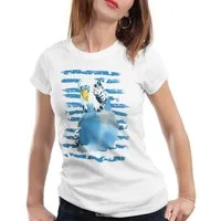 style3 T-Shirt Wellensittich kleiner vogel feder