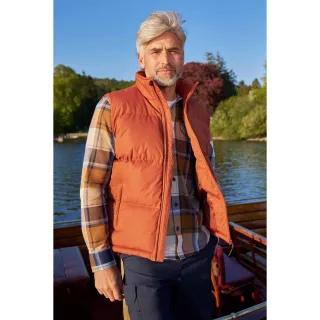 Mountain Warehouse - "Rock" Weste Wattiert für Herren (Dunkel Orange)