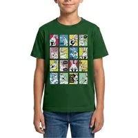Spreadshirt T-Shirt Looney Tunes Bugs Bunny Kacheln Teenager T-Shirt (1-tlg)
