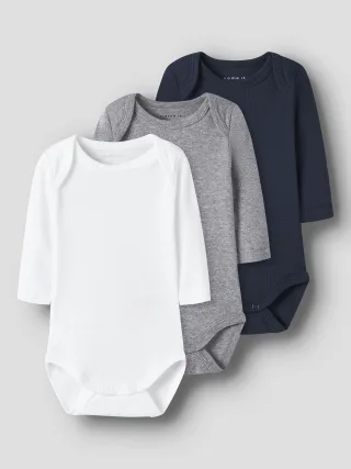 NAME IT - NBNBODY 3P LS SOLID NOOS dark sapphire - Gr. - 68