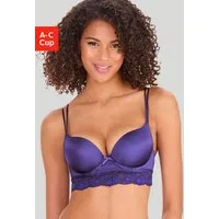 Vivance by Lascana Push-up-BH Anisa mit Bügel und Spitze entlang der Unterbrust, sexy Dessous
