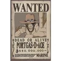 GB eye Poster One Piece Poster Wanted Portgas D. Ace 61 x 91,5 cm
