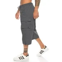Kendindza Collection Cargobermudas Bermudas Herren Kurze Hose Herren 3/4 Hose Herren Cargo Taschen Abnehmbare Beine kurze Hose Herren Cargoshorts Herren Sommer