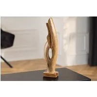 riess-ambiente Dekoobjekt AMARA 45cm natur – Mangoholz, handgefertigt, Design, Skulptur (Einzelartikel, 1 St), Deko-Holzfigur für Wohnzimmer & Regal – ideal für edle Einrichtung