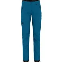 Bergson Outdoorhose TESSE COMFORT (slim) Damen Softshellhose, winddicht, strapazierfähig, Normalgrößen, Saphir