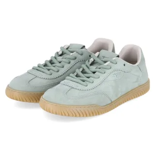 Tamaris Low Sneaker - Gr. 37 - Grün - Rauleder