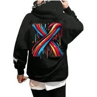 RMK Hoodie Herren Kapuzenpullover Pullover mit Kapuze Basic Longsleeve X