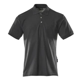 MASCOT Borneo Polo-Shirt mit Brusttasche CROSSOVER Schwarzblau XL - 00783-260-010-XL