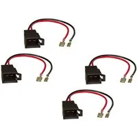 tomzz Audio Lautsprecheradapter (4er Set) auf DIN passt für Dacia Opel Renault Sea Auto-Lautsprecher