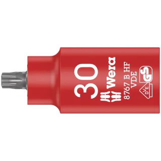 Wera 8767 B VDE HF TORX Zyklop Bitnuss, isoliert, mit 3/8"-Antrieb, mit Haltefunktion - 05004923001