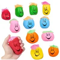 relaxdays Physioball 24x Stressbälle 8 cm (12-St)