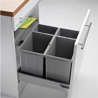 WESCO Einbaumülleimer 833604-85 Pullboy Vario 60
