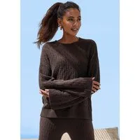 French Connection Strickpullover mit Zopfmuster, Loungewear