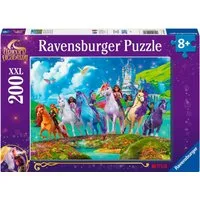 Ravensburger Puzzle Unicorn Academy, Die Magie der Unicorn Academy, 200 Puzzleteile, 200 XXL Teile, Made in Germany