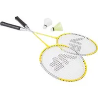 VICTOR Badmintonschläger VICFUN Federball-Freizeitset Set Hobby Typ B (2x Schläger, 2x Bälle)