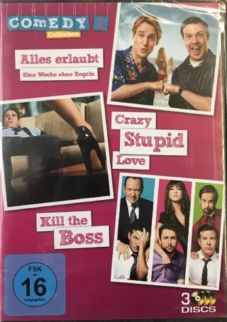 Alles erlaubt + Crazy Stupid Love + Kill the Boss / Comedy Collection 1 / 3 Filme [3 DVDs]