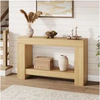 GarveeMore Konsolentisch 120/160cm Flurtisch Sofatisch Eingangstisch Beistelltisch