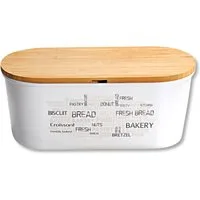KESPER® Brotkasten Brotbox, FSC, Bambus, Kunststoff, (1-tlg), Deckel als Schneidebrett verwendbar