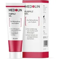 Medolin Fußpflegecreme Fußpilzgel - Fußpilz Behandlung - Effektive Fußpilz Creme, 1-tlg.