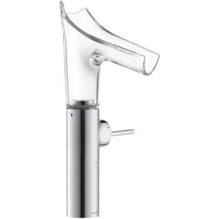hansgrohe Axor Starck V 220 Waschtischarmatur 12114000, chrom, Glasauslauf, Joystick
