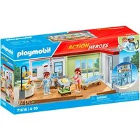 Playmobil® Entbindungsstation (71616), Action Heroes Konstruktions-Spielset, (62 St), Made in Europe