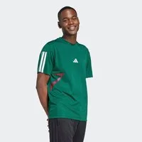 adidas Sportswear T-Shirt HOUSE OF TIRO COLORBLOCK ohne Verschluss, Rundhalsausschnitt, aus Polyester