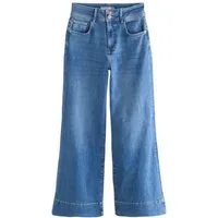 Next Stretch-Jeans Sanduhr Hochbund-Jeans mit weitem Bein und Stretch (1-tlg)