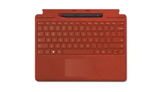 Microsoft Surface Pro Signature Keyboard Mohnrot | 8x6-00025 | Surface Slim Pen 2 Bundle - DE