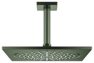 GROHE Kopfbrauseset Rainshower Aqua 10" 26861 DA 1Strahl 9,5l/min satin graphite, 26861MG0 26861MG0