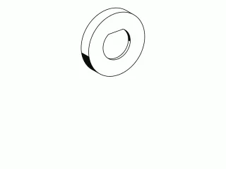Schell Rosette für Urinal Spülarmatur BASIC chrom 625070699