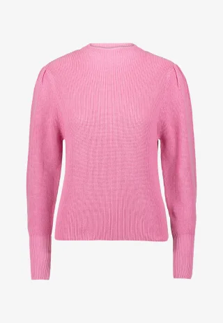 zero - Strickpullover mit Ballonärmeln blushberry pink - Gr. - 36