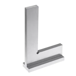 Drillpro Machinist Square 90º Right Angle Engineer Carpenter Square with Seat Precision Ground Steel Hardened Angle Rule